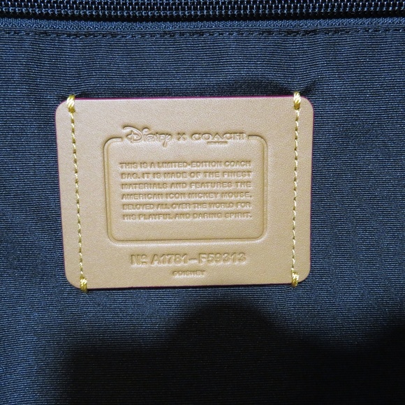 Disney x Coach F59313 Mickey Charles Backpack - Picture 6 of 8